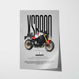 2022-2025 XSR900 Motorcycle Poster