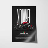 2025 XDiavel V4 Motorcycle Poster