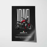 2025 XDiavel V4 Motorcycle Poster