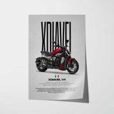 2025 XDiavel V4 Motorcycle Poster