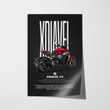 2025 XDiavel V4 Motorcycle Poster