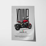 2025 XDiavel V4 Motorcycle Poster