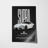 GR Supra Car Poster