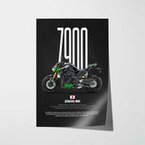 2024 Z900SE Motorcycle Poster