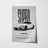 GR Supra Car Poster