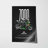 2024 Z900SE Motorcycle Poster