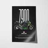 2024 Z900SE Motorcycle Poster