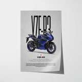 2025-Present YZF-R3 Motorcycle Poster