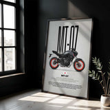 2021 MT-07 Motorcycle Poster