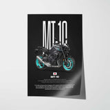 2024 MT-10 Motorcycle Poster