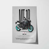2024 MT-10 Motorcycle Poster