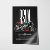 2020 RSV4 1100 Factory Motorcycle Poster
