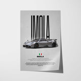 Imola Car Poster