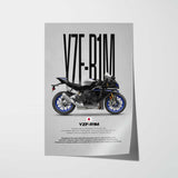 2025 YZF-R1M Motorcycle Poster