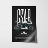 2012 GSX-R600 Motorcycle Poster