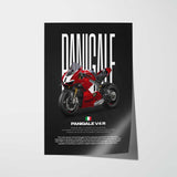 2023 Panigale V4R Motorcycle Poster