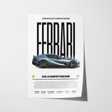 Ferrari 812 Competizione Poster