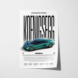 Koenigsegg Gemera Poster