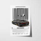 Lamborghini Centenario Poster