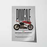 1299 Panigale S Anniversario Motorcycle Poster