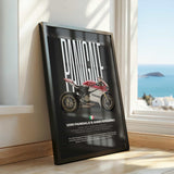 1299 Panigale S Anniversario Motorcycle Poster