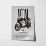 500SR VOOM Motorcycle Poster