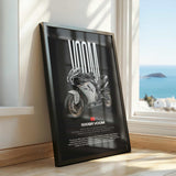 500SR VOOM Motorcycle Poster