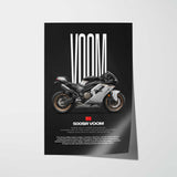 500SR VOOM Motorcycle Poster