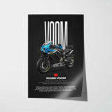 500SR VOOM Motorcycle Poster