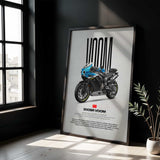 500SR VOOM Motorcycle Poster