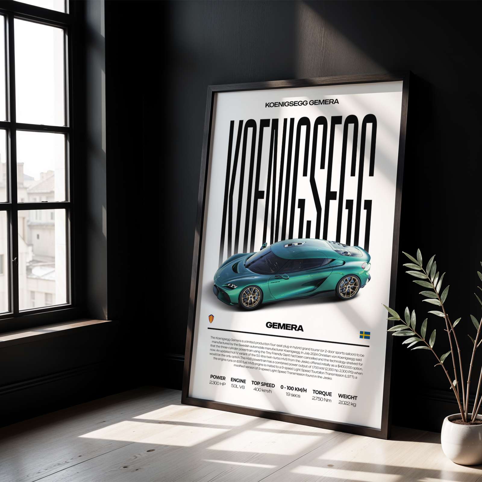 Koenigsegg Gemera Poster