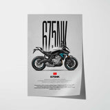 675NK Motorcycle Poster