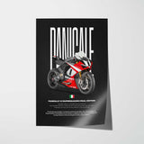 Panigale V2 Superquadro Final Edition Motorcycle Poster