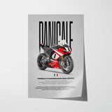 Panigale V2 Superquadro Final Edition Motorcycle Poster