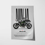2025 Ninja H2R Motorcycle Poster