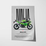 Ninja 500 Motorcycle Poster