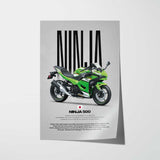 Ninja 500 Motorcycle Poster
