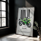 Ninja 500 Motorcycle Poster
