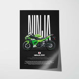 Ninja 500 Motorcycle Poster