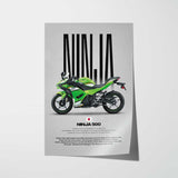 Ninja 500 Motorcycle Poster
