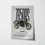 Z650RS Motorcycle Poster