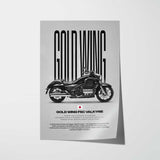 Gold Wing F6C Valkyrie Motorcycle Poster