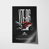 2008 YZF-R6 Motorcycle Poster