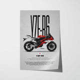 2008 YZF-R6 Motorcycle Poster