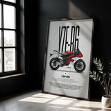 2008 YZF-R6 Motorcycle Poster