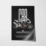 CBR954RR Fireblade Motorcycle Poster