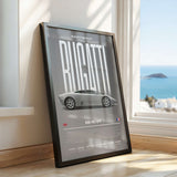 Bugatti EB 110 GT Poster