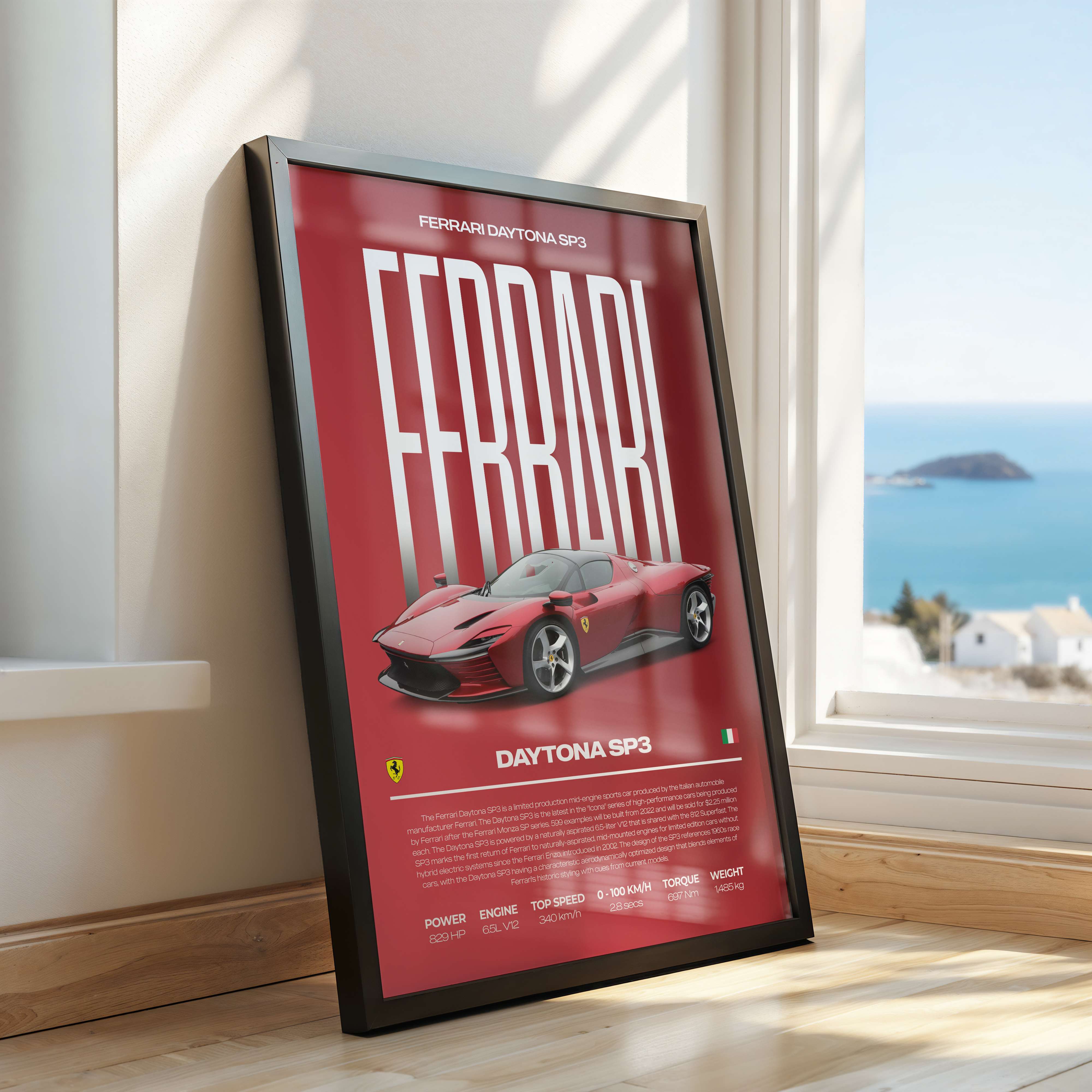 Ferrari Daytona SP3 Poster