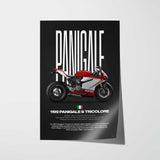 1199 Panigale S Tricolore Motorcycle Poster