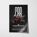 2004-2007 CBR1000RR Fireblade Motorcycle Poster